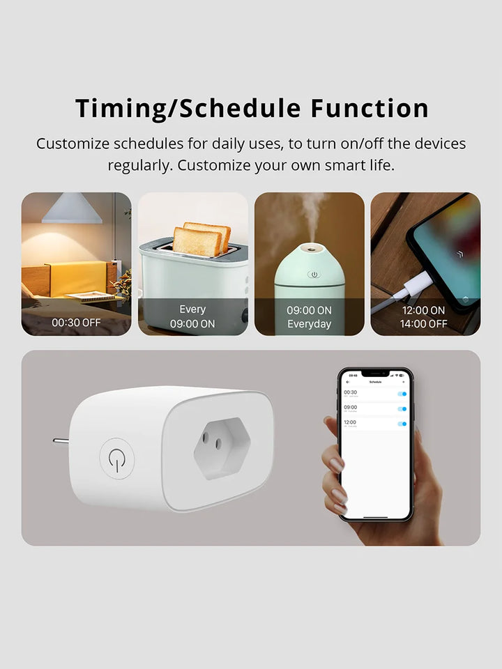 1-10 Stück 15A WiFi Smart Plug – Intelligente Steckdose für Smart Home mit Fernbedienung