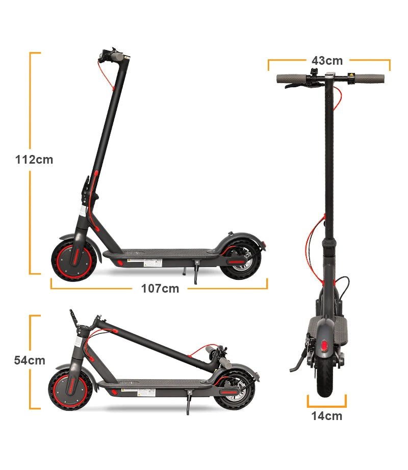 AOVOPRO ES80 M365 Electric Scooter 350W 31km/h APP Smart Adult Scooter Shock Absorption Anti-skid Folding Electric Scooter