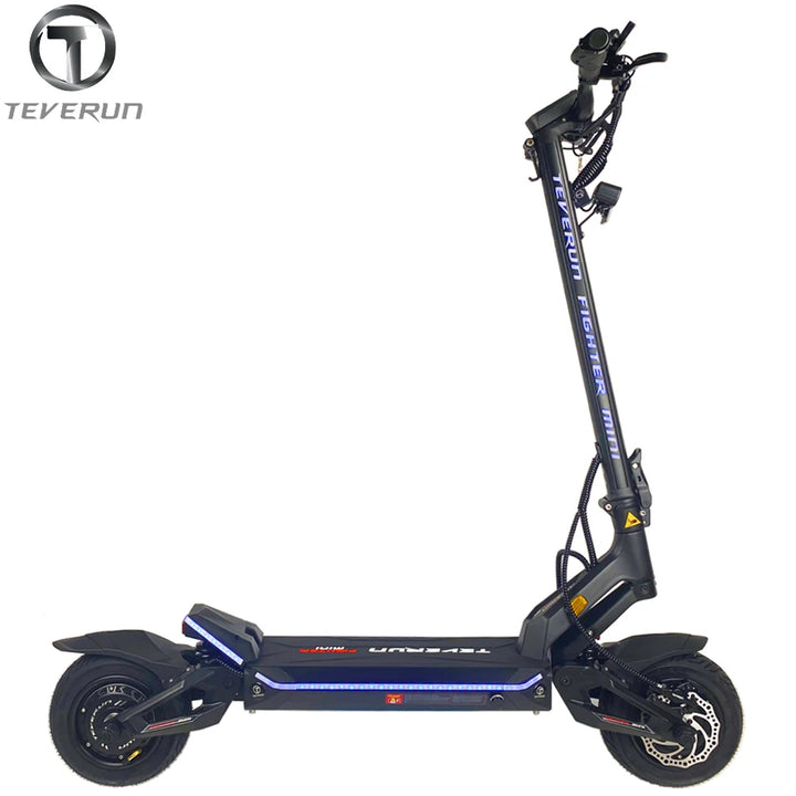 In Stock Teverun Fighter Mini 52V 20.8Ah Smart BMS APP Version Dual Motor 2*1000W Top Speed 60km/h Teverun Mini Scooter