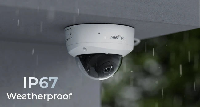 Reolink 5MP IK10 Vandal-Proof PoE Security Camera 4K Outdoor Turret IP Camera 8MP IP67 Waterproof Surveillance Cameras RLC-540A