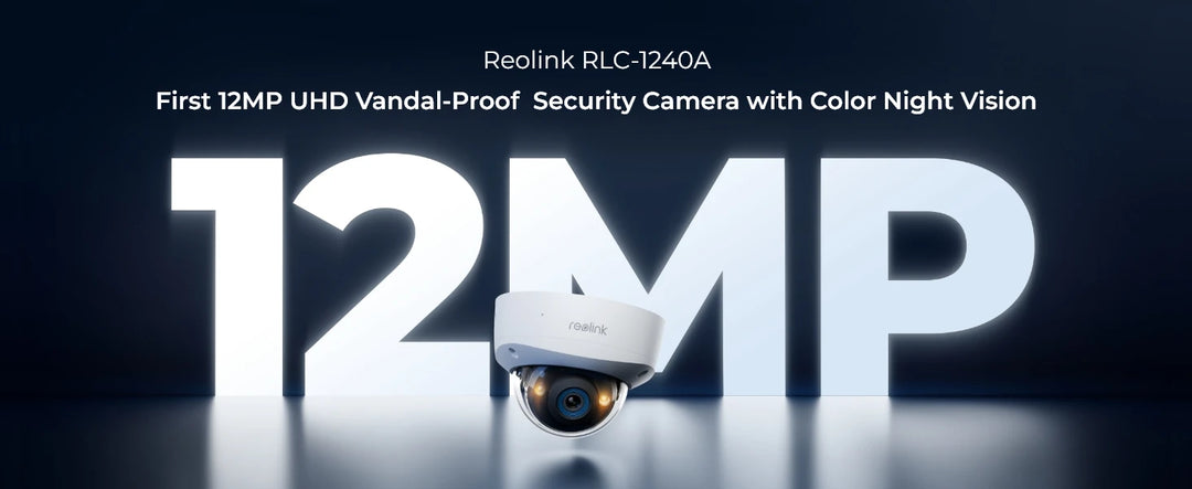 Reolink 12MP Vandalensichere PoE Sicherheitskamera mit Weitwinkel und Nachtsicht