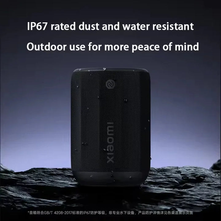 Xiaomi Speaker Bluetooth 5.3 Mini Portable Stereo Surround Wireless Speaker Outdoor Sound IP67 Waterproof App Smart Control