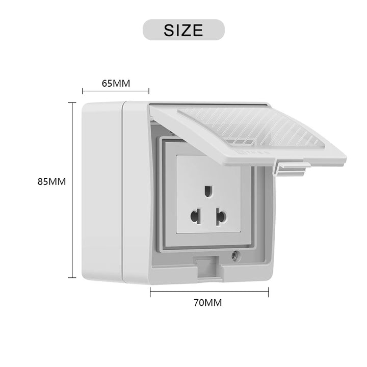 Avoir – prises électriques intelligentes étanches IP55, avec minuterie, prise de courant connectée Tuya Wifi, prises Standard ue, appareil ménager 16a