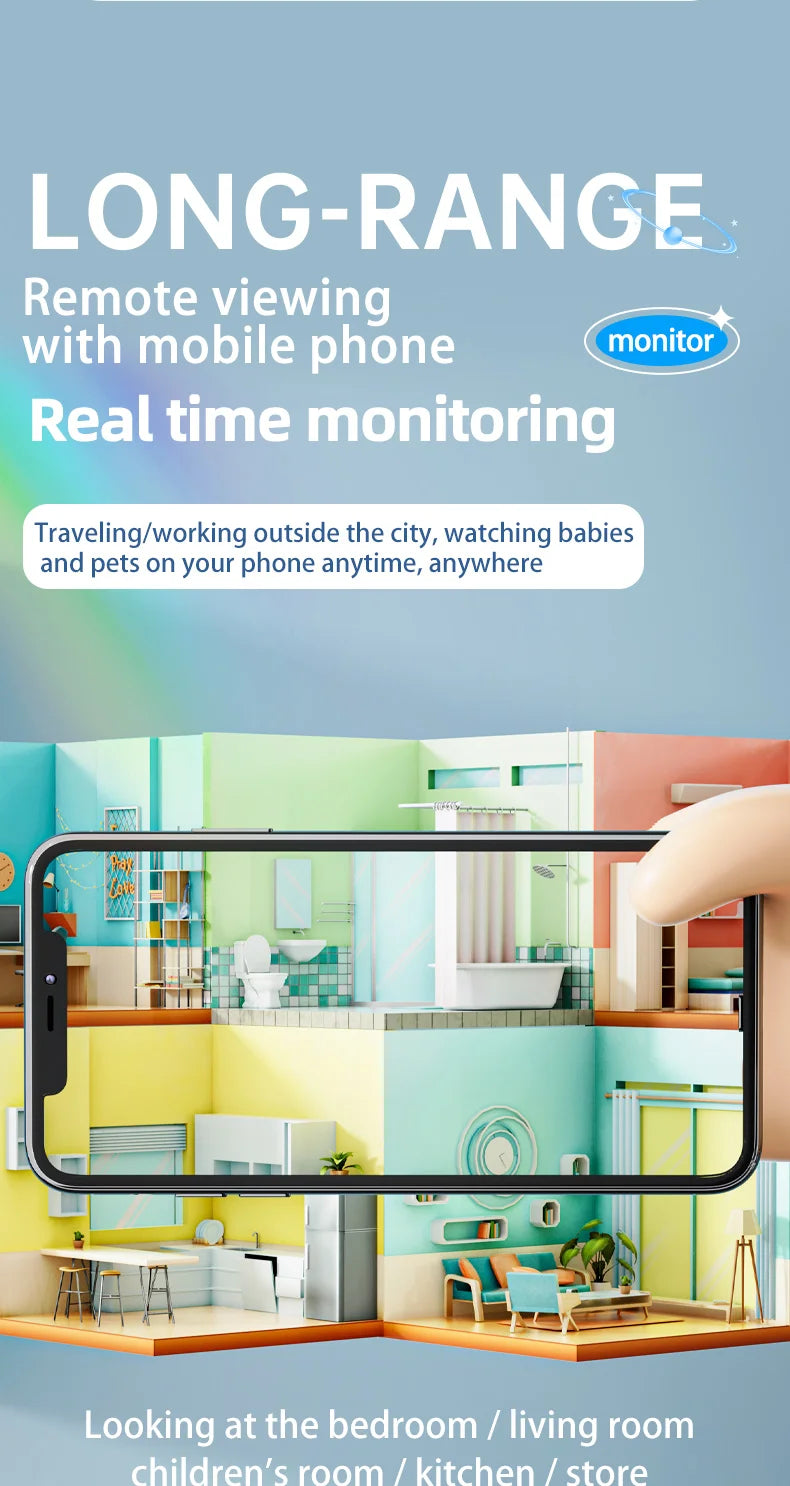 Wireless Baby Monitor Camera IP PTZ