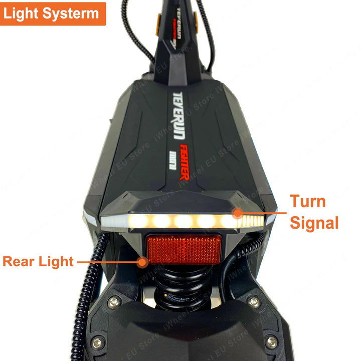 In Stock Teverun Fighter Mini 52V 20.8Ah Smart BMS APP Version Dual Motor 2*1000W Top Speed 60km/h Teverun Mini Scooter