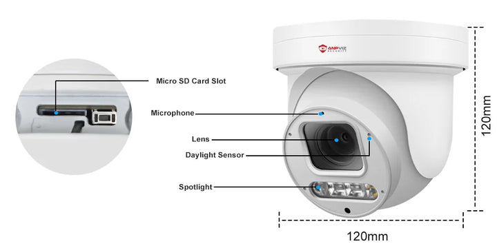 Anpviz PTZ 8MP IP Kamera