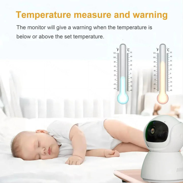 5-inch HD baby monitor with 1080P camera