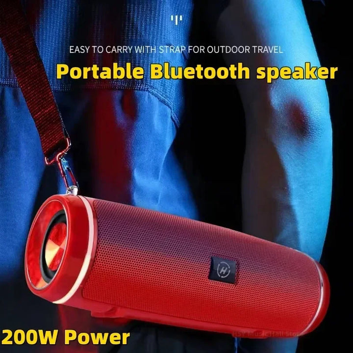 200W Outdoor Bluetooth Lautsprecher mit 3D Surround Sound